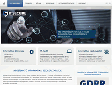 Tablet Screenshot of itsecure.hu